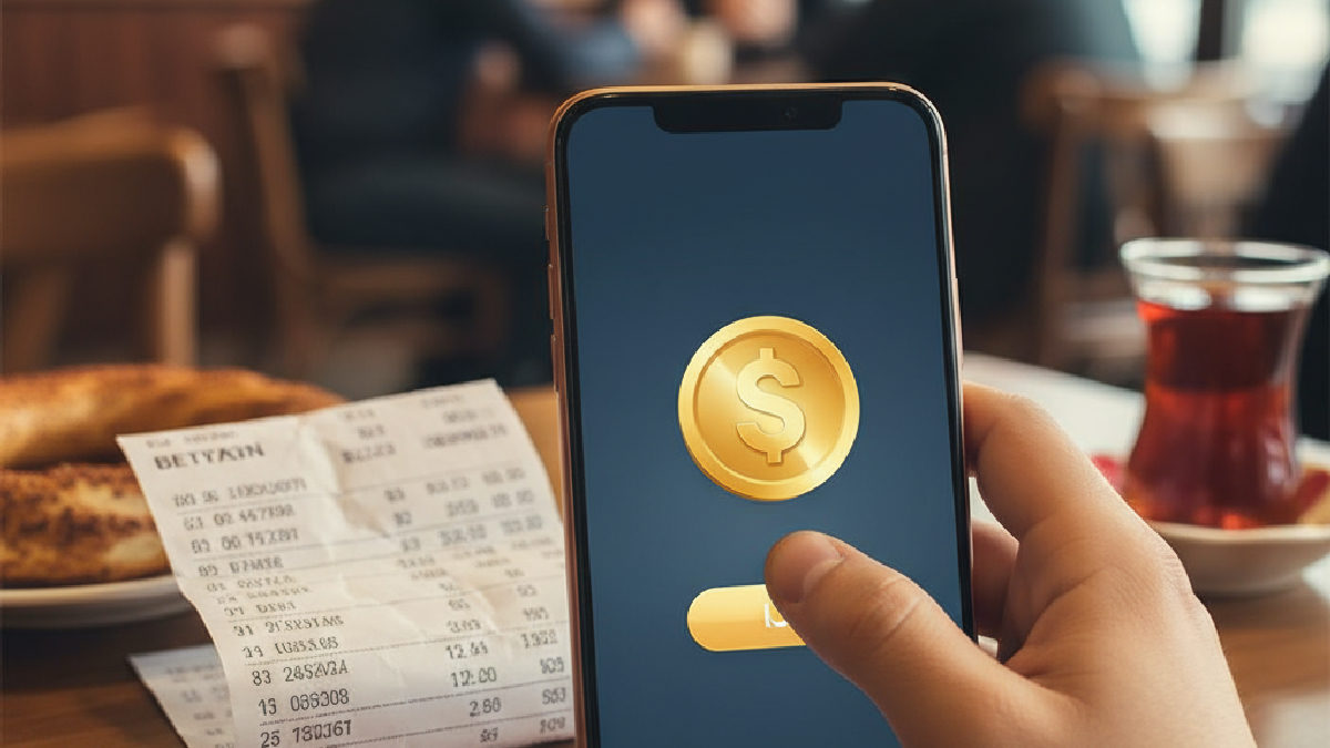 Akıllı telefon ekranında 'ücretsiz bonusu al' bildirimi ve kısmen görünen kazanan bir kuponun yakın çekim görüntüsü.