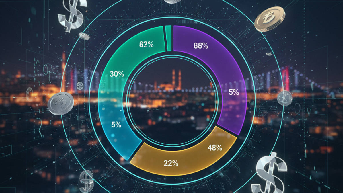 Casino sitelerinde yüksek RTP oranlarının kazanca etkisi bir grafik aracılığıyla gösterilmekte.