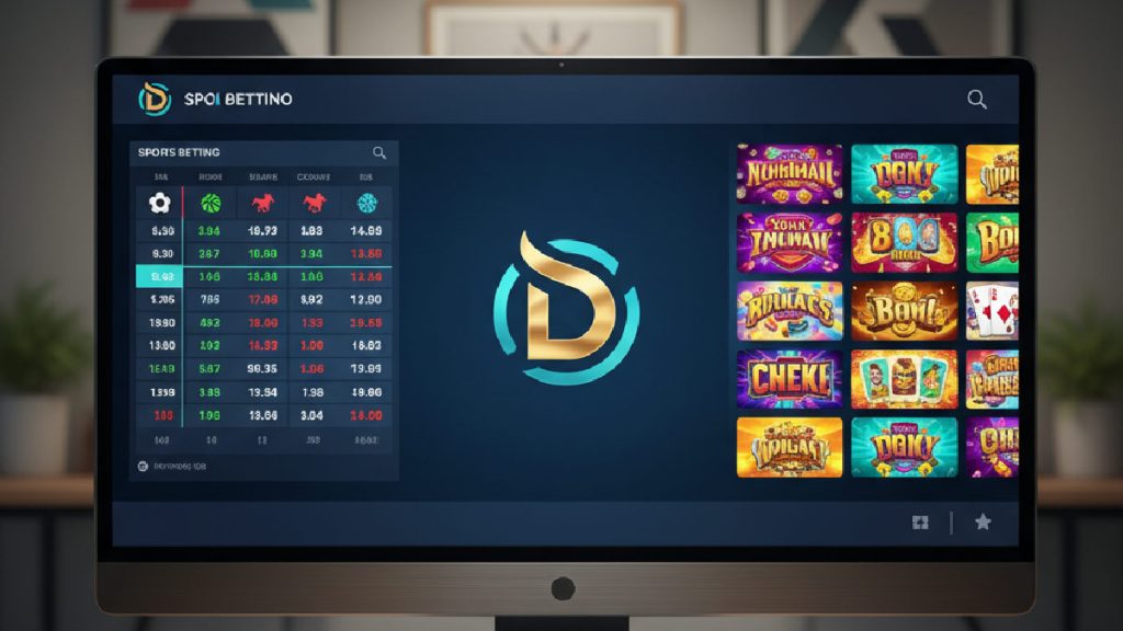 Davegas platformunun güncel bahis oranları ve casino oyunları ekran görüntüsü.